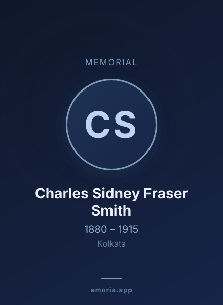 Memorial portrait of Charles Sidney Fraser Smith