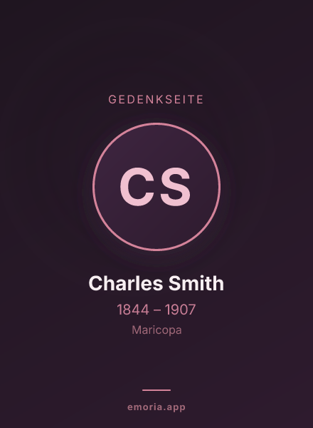 Gedenkportrait von Charles Smith