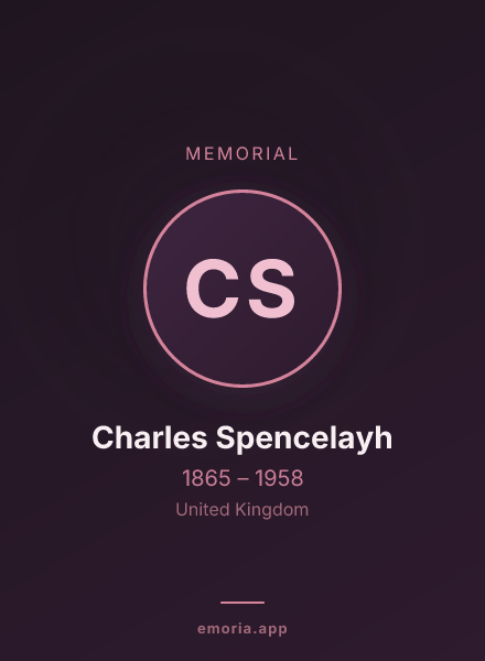 Memorial portrait of Charles Spencelayh