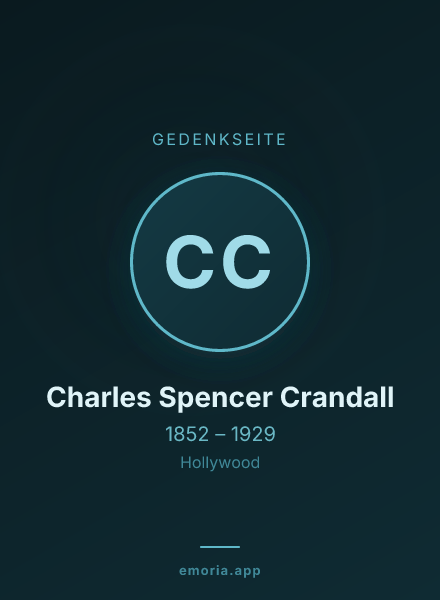 Gedenkportrait von Charles Spencer Crandall