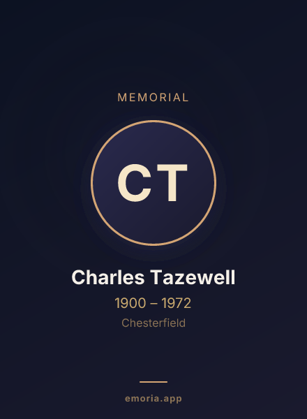 Memorial portrait of Charles Tazewell