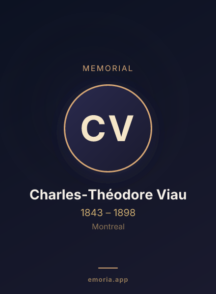 Memorial portrait of Charles-Théodore Viau