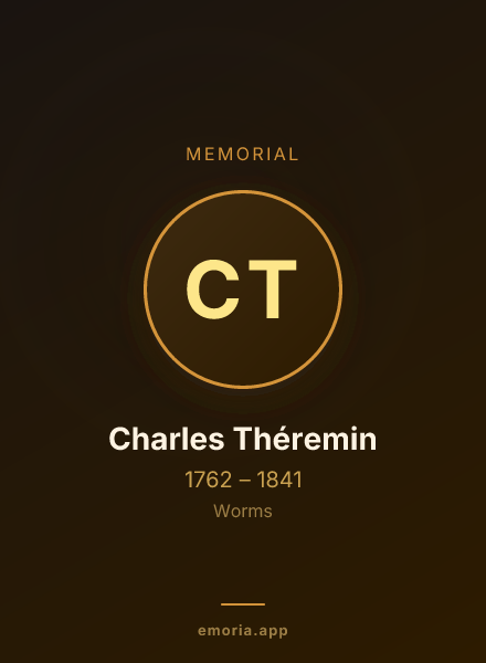 Memorial portrait of Charles Théremin