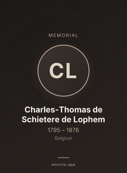 Memorial portrait of Charles-Thomas de Schietere de Lophem