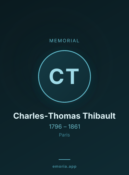 Memorial portrait of Charles-Thomas Thibault