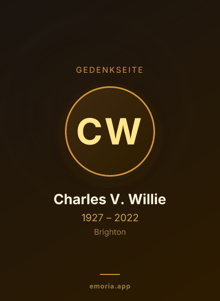 Gedenkportrait von Charles V. Willie