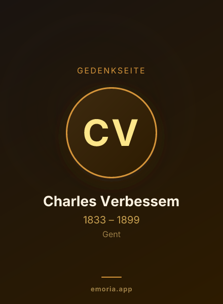 Gedenkportrait von Charles Verbessem