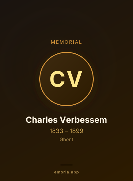 Memorial portrait of Charles Verbessem