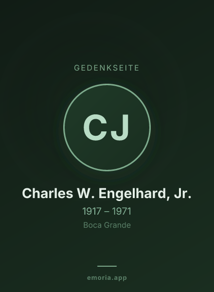 Gedenkportrait von Charles W. Engelhard, Jr.