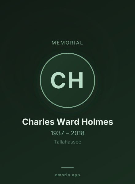 Memorial portrait of Charles Ward Holmes