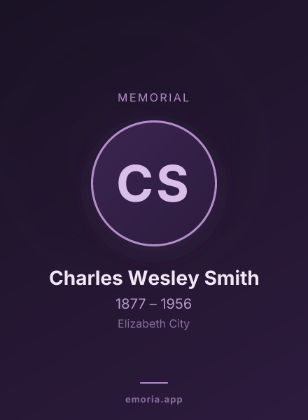Memorial portrait of Charles Wesley Smith