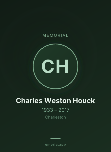 Memorial portrait of Charles Weston Houck
