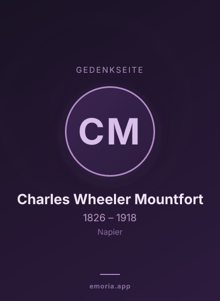 Gedenkportrait von Charles Wheeler Mountfort
