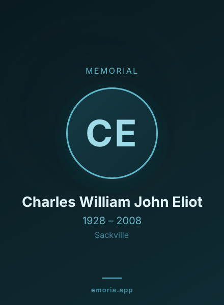 Memorial portrait of Charles William John Eliot