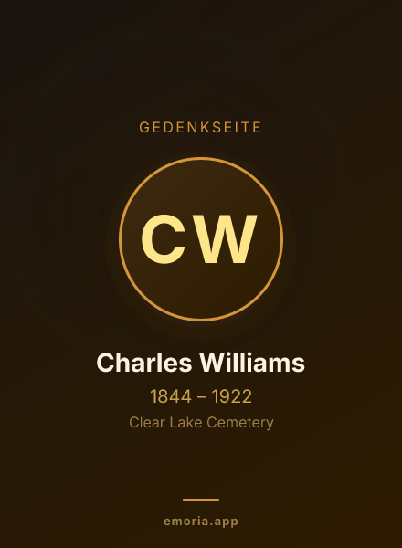Gedenkportrait von Charles Williams