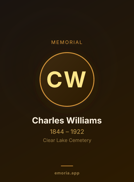 Memorial portrait of Charles Williams