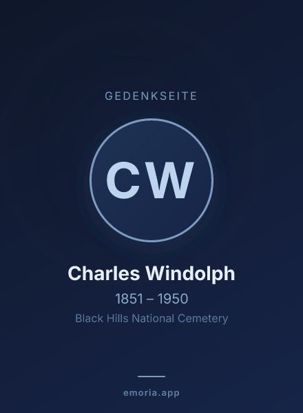 Gedenkportrait von Charles Windolph