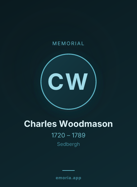 Memorial portrait of Charles Woodmason