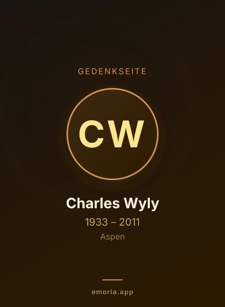 Gedenkportrait von Charles Wyly