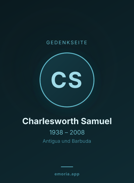 Gedenkportrait von Charlesworth Samuel