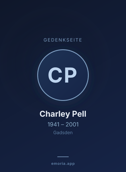 Gedenkportrait von Charley Pell