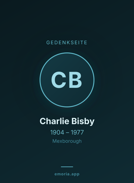 Gedenkportrait von Charlie Bisby