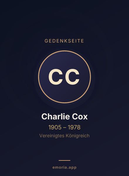 Gedenkportrait von Charlie Cox
