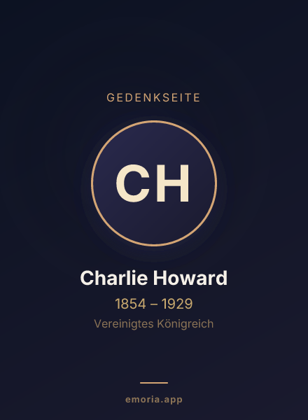 Gedenkportrait von Charlie Howard