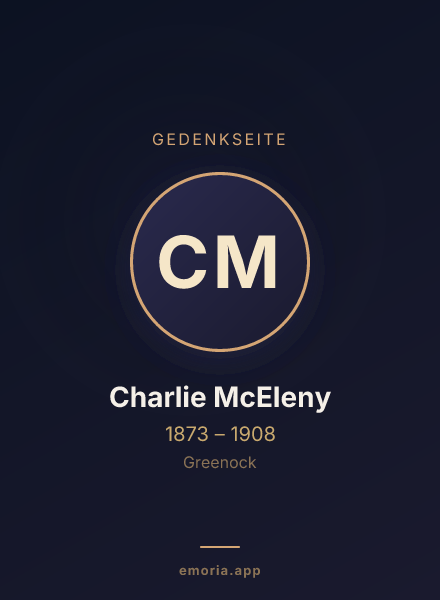Gedenkportrait von Charlie McEleny