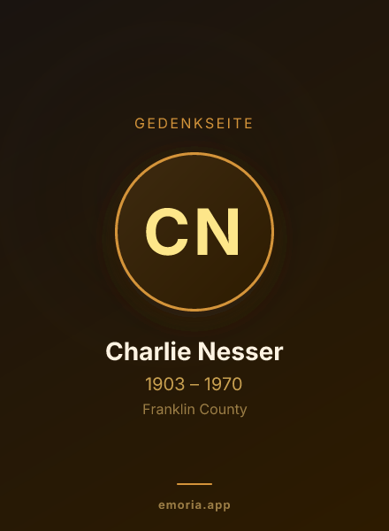 Gedenkportrait von Charlie Nesser