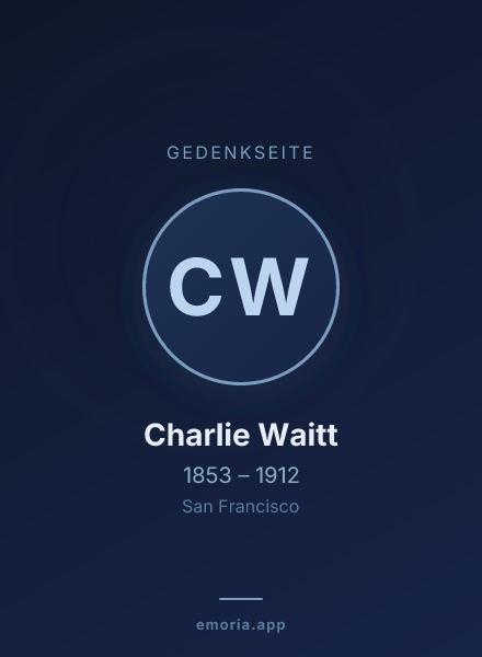 Gedenkportrait von Charlie Waitt