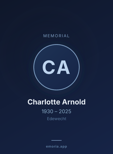 Memorial portrait of Charlotte Arnold