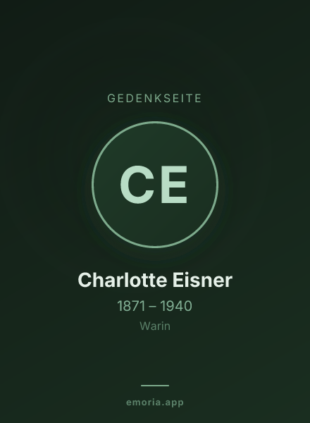 Gedenkportrait von Charlotte Eisner