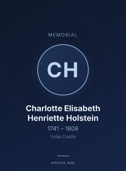 Memorial portrait of Charlotte Elisabeth Henriette Holstein