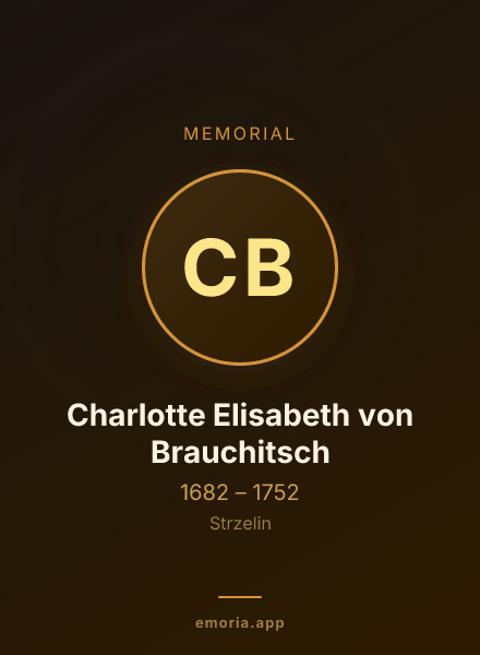 Memorial portrait of Charlotte Elisabeth von Brauchitsch