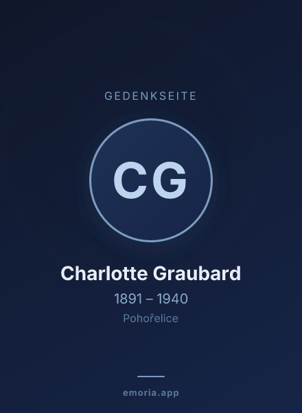Gedenkportrait von Charlotte Graubard