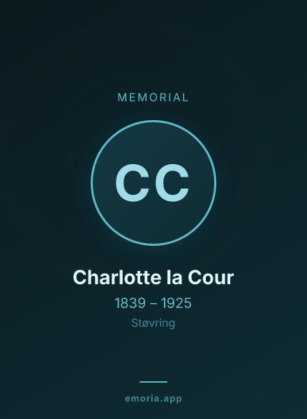 Memorial portrait of Charlotte la Cour