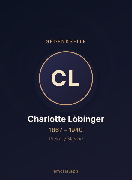 Gedenkportrait von Charlotte Löbinger