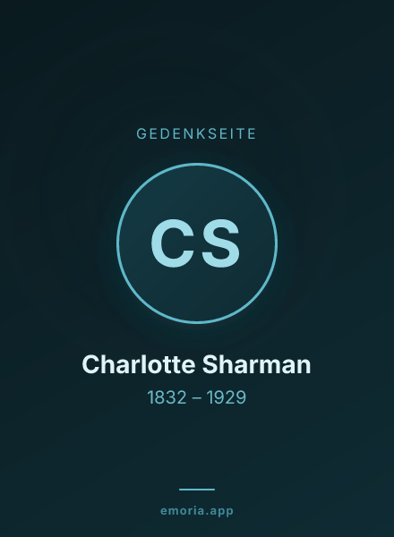 Gedenkportrait von Charlotte Sharman