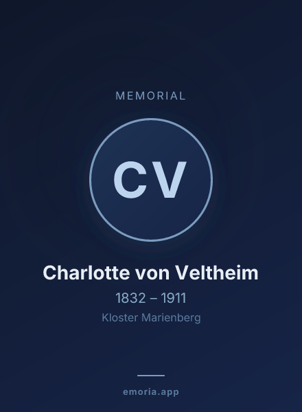 Memorial portrait of Charlotte von Veltheim