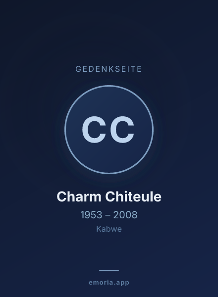 Gedenkportrait von Charm Chiteule