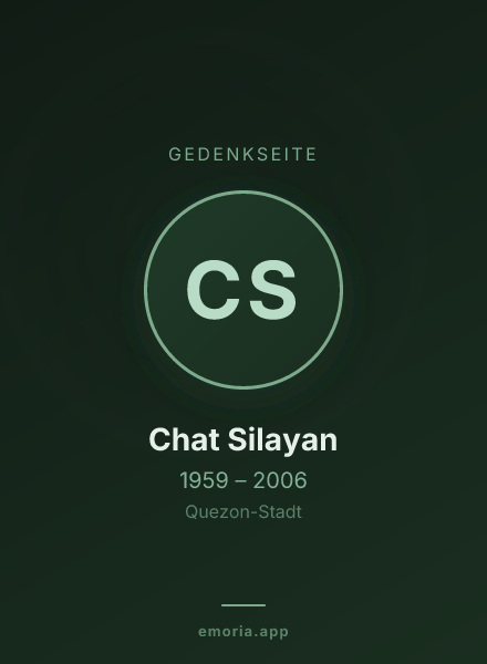 Gedenkportrait von Chat Silayan