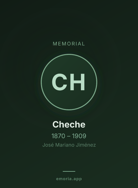 Memorial portrait of Cheche