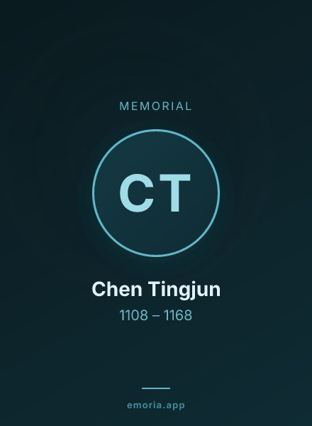 Memorial portrait of Chen Tingjun