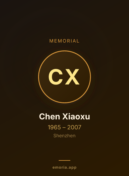 Memorial portrait of Chen Xiaoxu