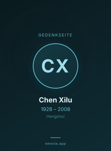 Gedenkportrait von Chen Xilu