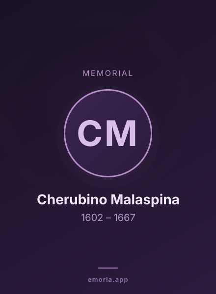 Memorial portrait of Cherubino Malaspina