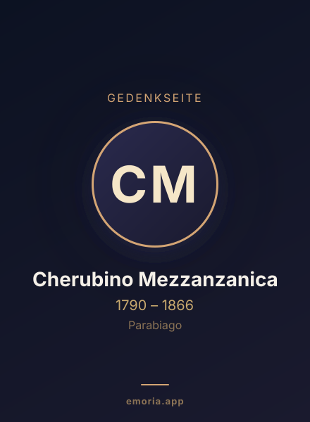 Gedenkportrait von Cherubino Mezzanzanica