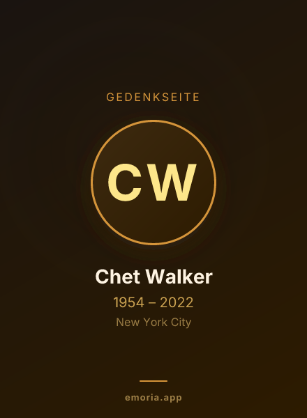 Gedenkportrait von Chet Walker