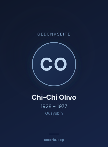 Gedenkportrait von Chi-Chi Olivo